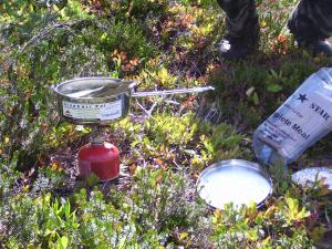 cooking in the backcountry